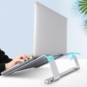 Computer desktop radiator support